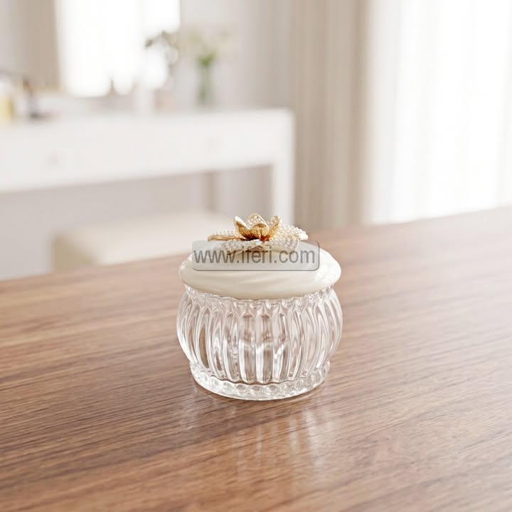 2.6 Inch Glass Jewellery Box TZ1192