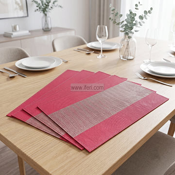 6 Pcs PVC Table Mat Set TZ1029B