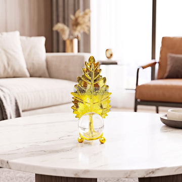 6 Inch Metal Leaf Paper Weight TZ1146