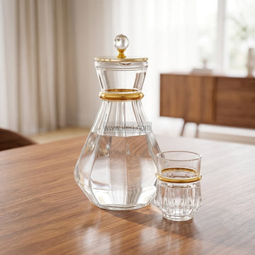 7 Pcs Glass Water Juice Jug & Glass Set / Decanter Set RY36885