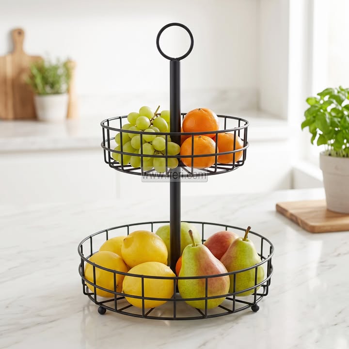 2 Tier Metal Fruit Basket TB1746