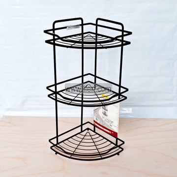 3 Tier Wall Hanging Metal Corner Shelf KSM0028