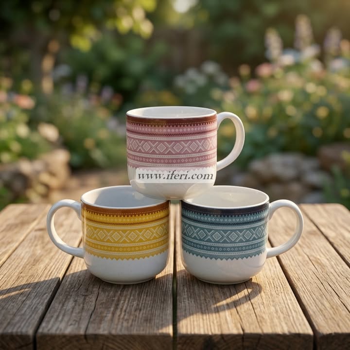 3 Pcs Ceramic Coffee Mug CGA0504
