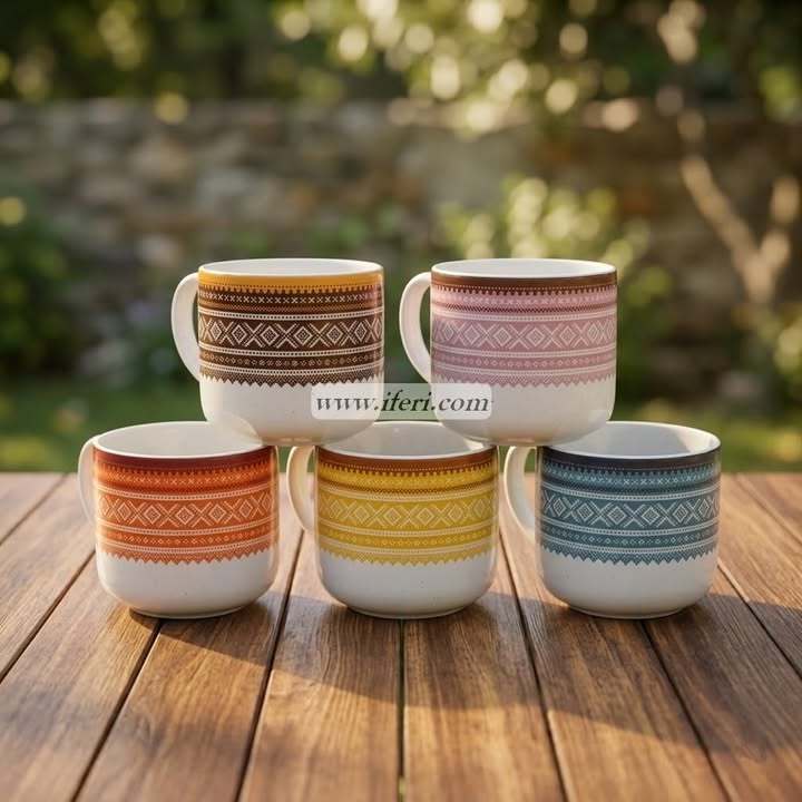 5 Pcs Ceramic Coffee Mug CGA0503