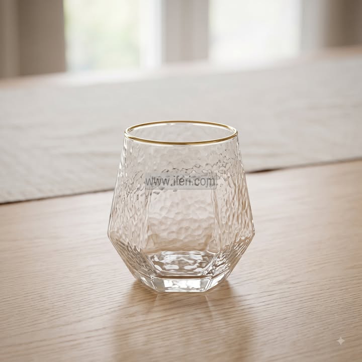 6 Pcs Golden Rim Water Juice Glass Set TB1781-1