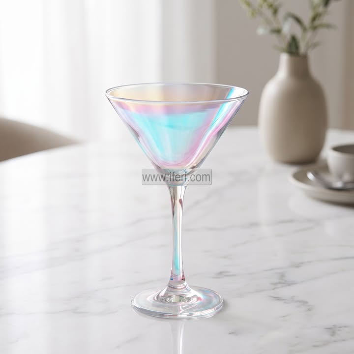 6 Pcs Rainbow Color Water Juice Glass Set TB1784
