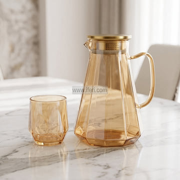 7 Pcs Glass Water Juice Jug & Glass Set TB1824