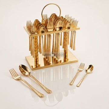 36 Pcs Stainless Steel Cutlery Set with Stand TB1752