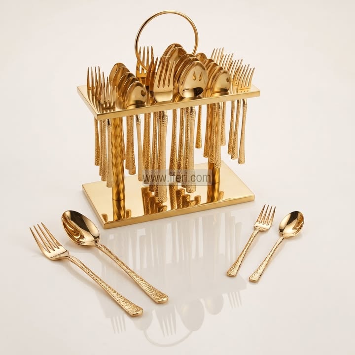 36 Pcs Stainless Steel Cutlery Set with Stand TB1752