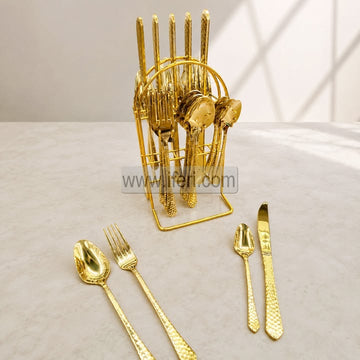 24 Pcs Stainless Steel Cutlery Set with Stand TB1759