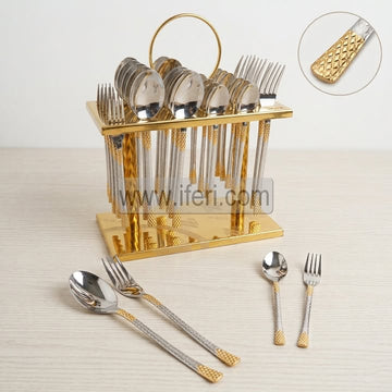 36 Pcs Stainless Steel Cutlery Set with Stand TB1751
