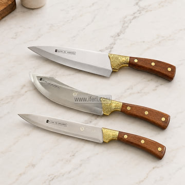 3 Pcs Stainless Steel Heavy Knife Set RY36904