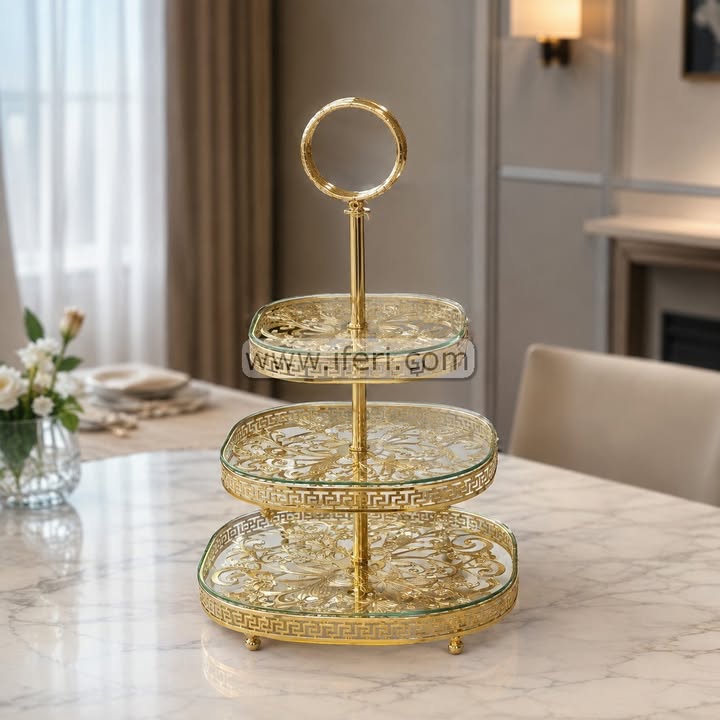 3 Tier Cake, Dessert, Appetizer Serving Stand IQ162