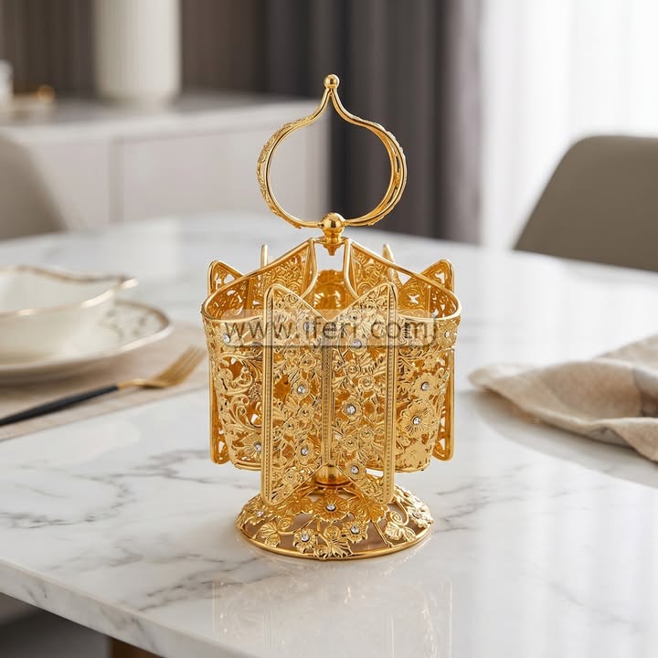 3 Part Exclusive Metal Spoon Holder RH06440