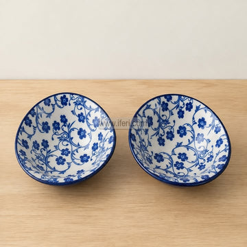 2 Pcs Ceramic Firni, Dessert Serving Bowl Set RY64958