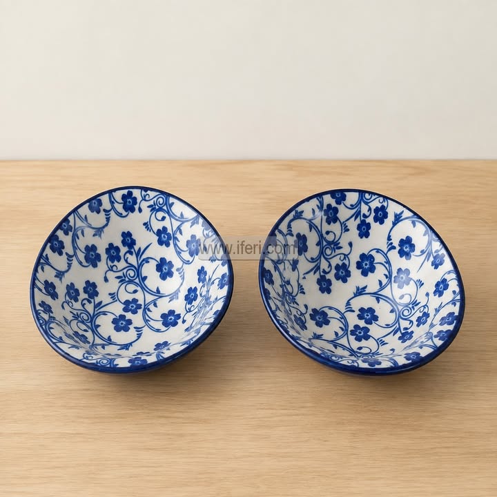 2 Pcs Ceramic Firni, Dessert Serving Bowl Set RY64958