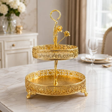 2 Tier Cake, Dessert, Appetizer Serving Stand IQ165