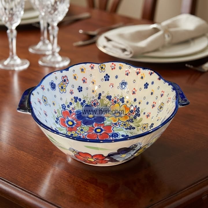 8 Inch Ceramic Serving Bowl RY3650