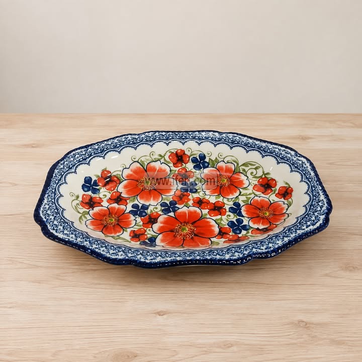 9.2 Inch Ceramic Serving Tray, Dish RY64942