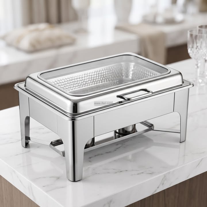 22 Inch Stainless Steel Chafing Dish Food Warmer with Lid AZM037