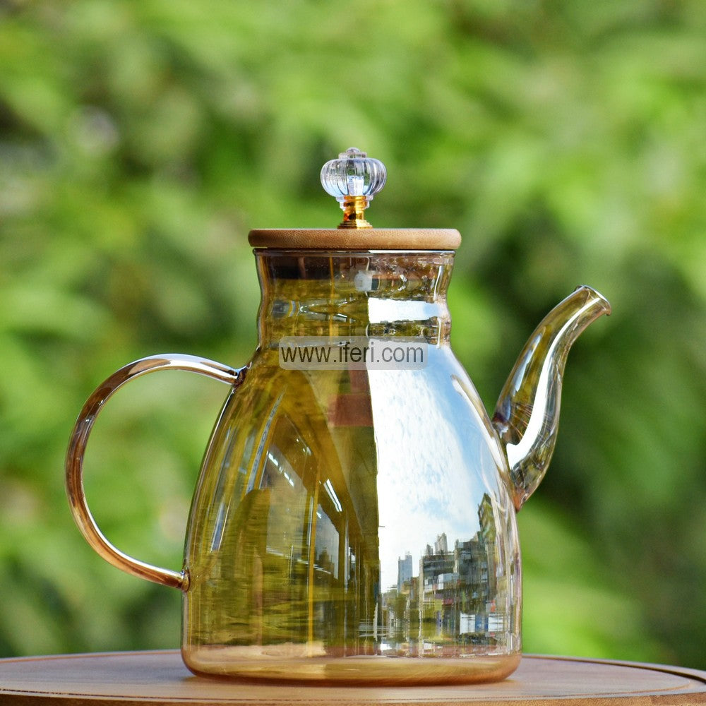 1500ml Tempered Glass Tea Pot with Infuser RY2789