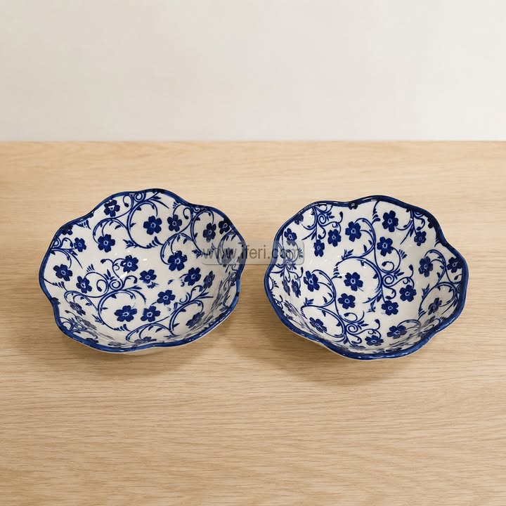 2 Pcs Ceramic Firni, Dessert Serving Bowl Set RY64955