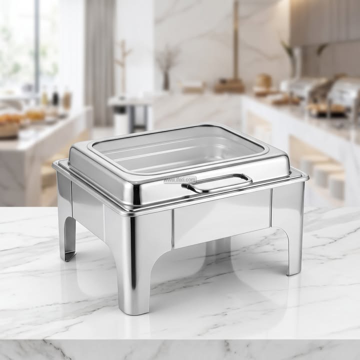 15 Inch Stainless Steel Chafing Dish Food Warmer with Lid AZM043