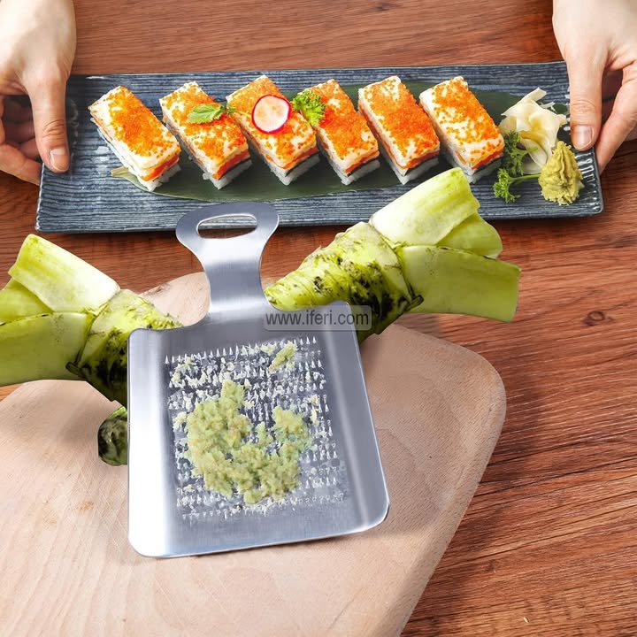 4.3 Inch Stainless Steel Ginger Wasabi Grater RY64973