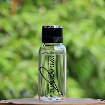 9.5 Inch Glass Water Bottle with Cover RY2793