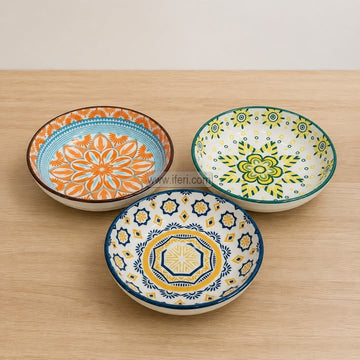 3 Pcs Ceramic Firni, Dessert Serving Bowl Set RY64954