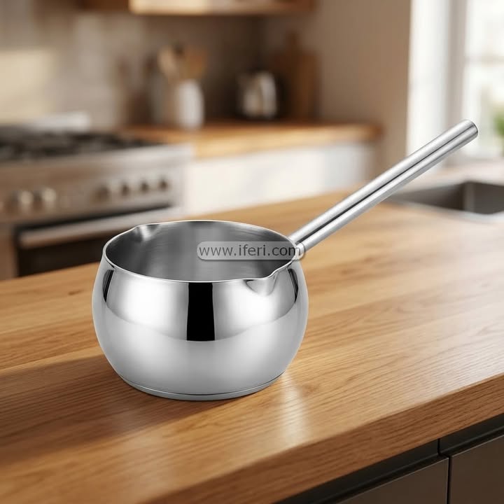 12cm Stainless Steel Milk Pan / Milk Warmer with Long Handle CK4039