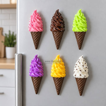 6 Pcs Multidesign Ice-Cream Fridge Magnet Set GA2080