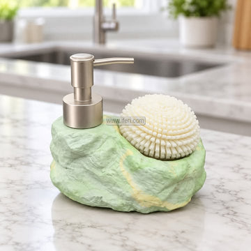 Ceramic Bathroom Soap Dispenser with Sponge Holder GA2068