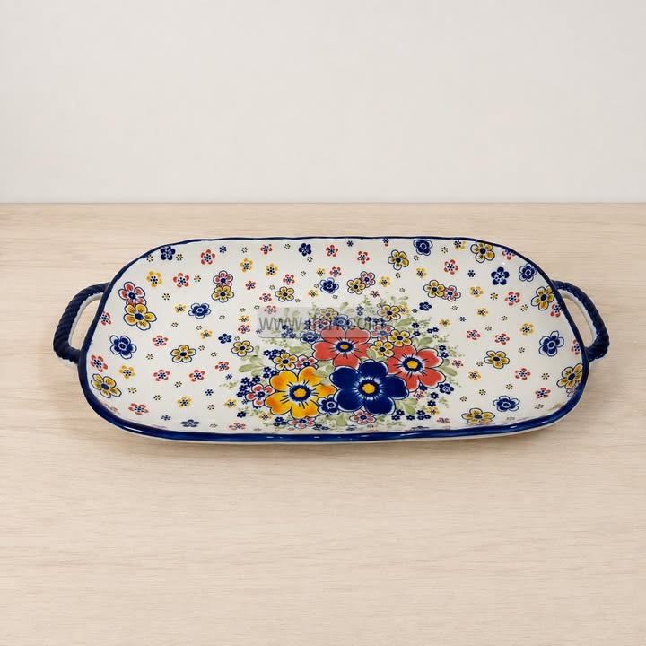 12 Inch Ceramic Serving Tray, Dish RY64945