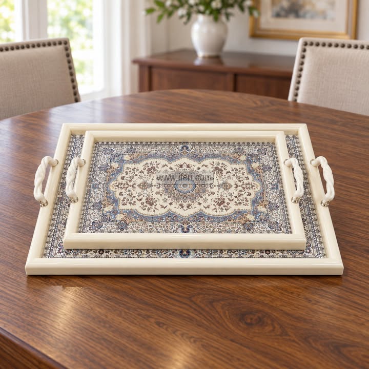2 Pcs Exclusive Serving Tray Set GA2053