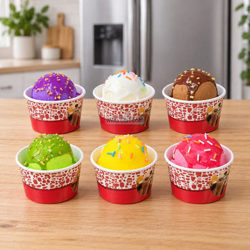 6 Pcs Multidesign Cup Icecream Fridge Magnet Set GA2071