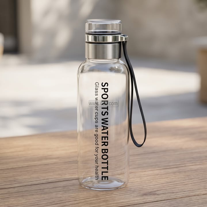 11 Inch Glass Water Bottle RY3562-1