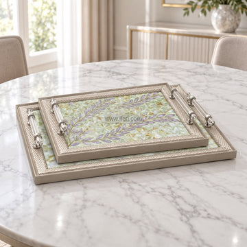3 Pcs Exclusive Acrylic Serving Tray Set GA2047
