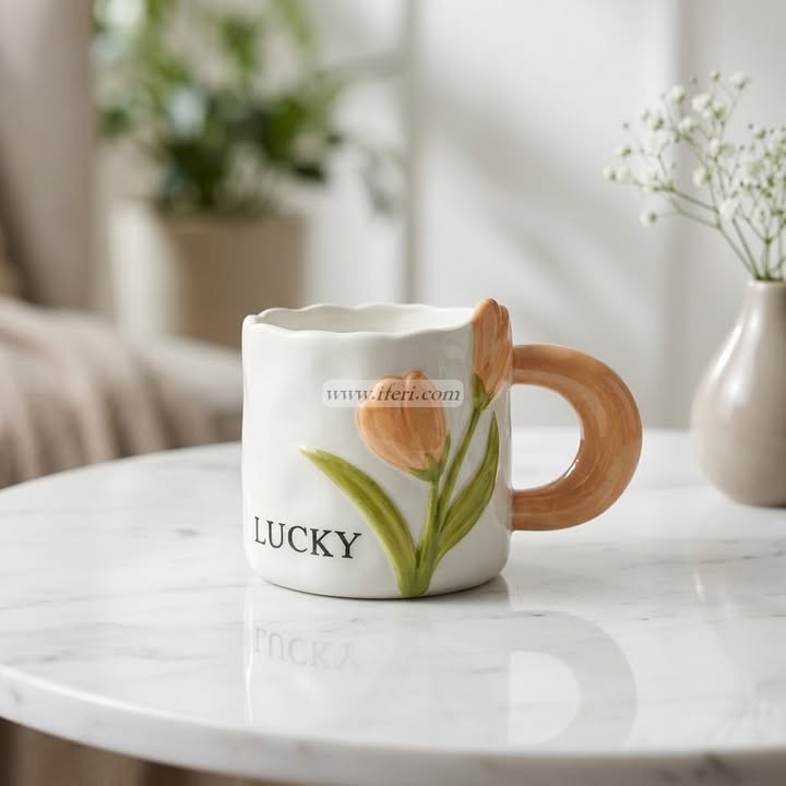 3.5 Inch Ceramic Coffee Mug OMR2348