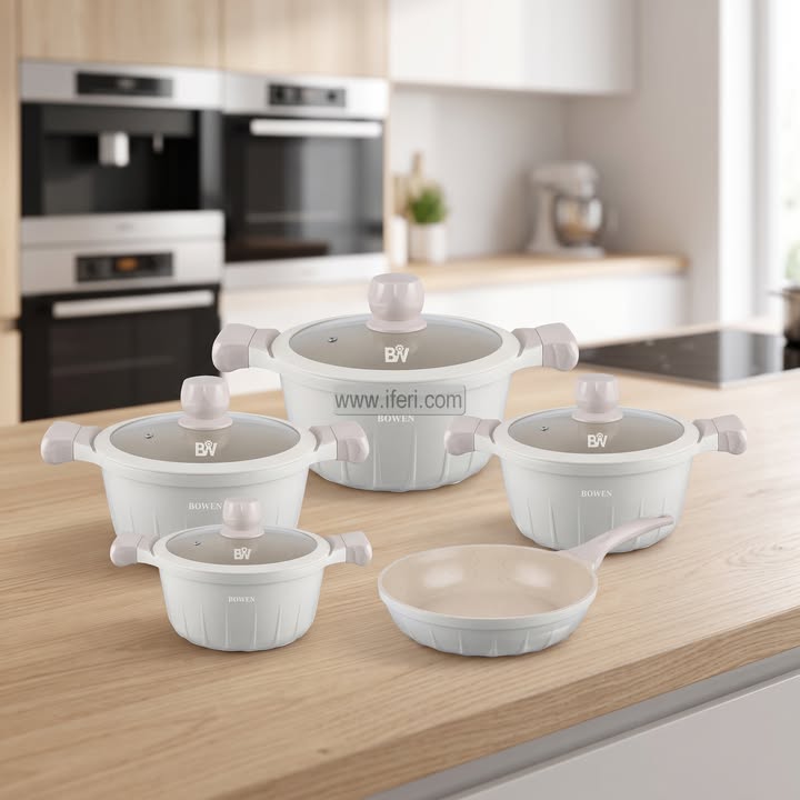 Bowen Non-Stick 5 Pcs Cookware Set AZM056