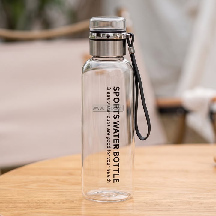 12.5 Inch Glass Water Bottle RY3561