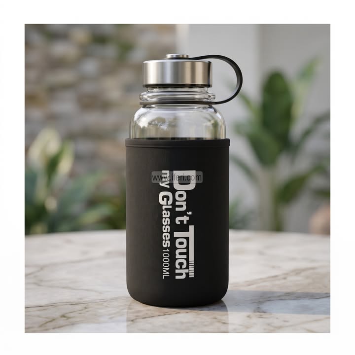 1000ml Glass Water Bottle ALP99020