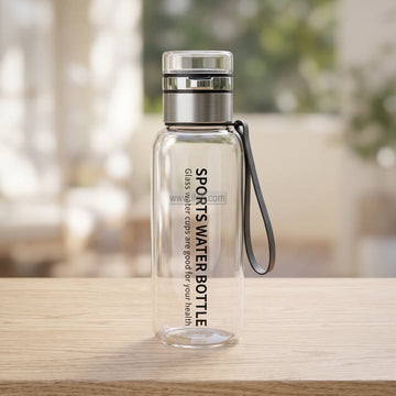 10.5 Inch Glass Water Bottle RY3563