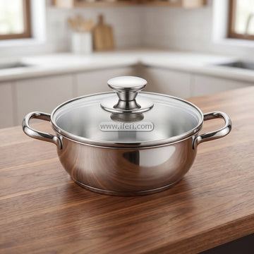 20cm Stainless Steel Cookware / Casserole with Lid ALM6560