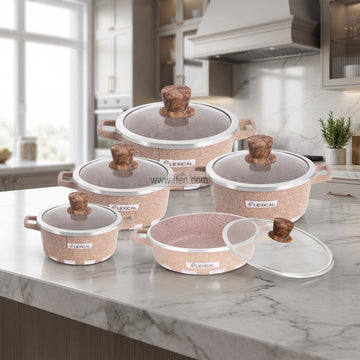 Lexical Granite Non-Stick 5 Pcs Cookware Set AZM054
