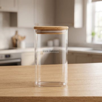 6 Inch Airtight Glass Cookie Jar / Spice Jar TB1862