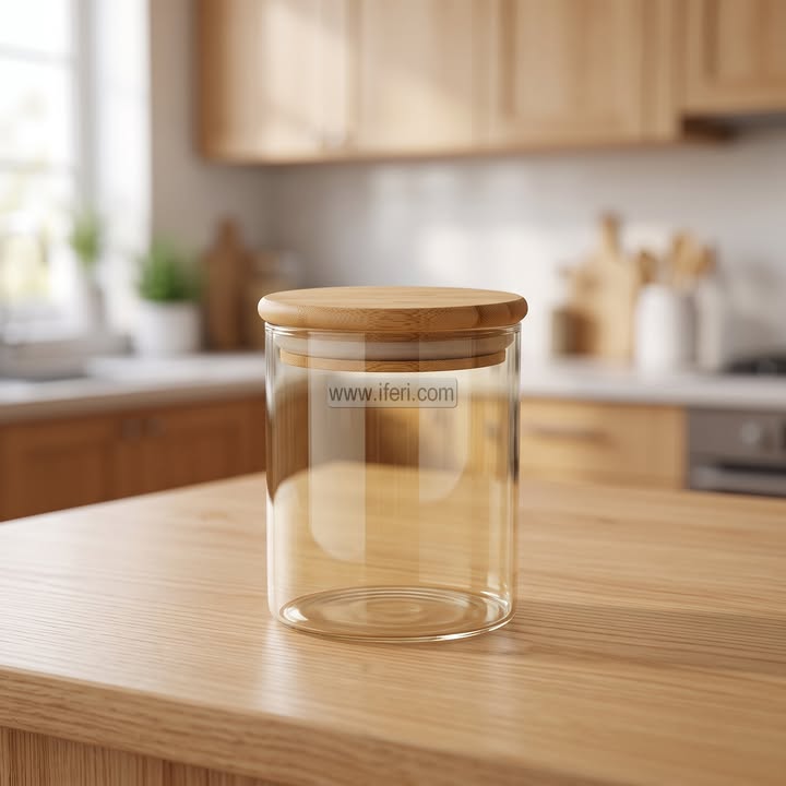 4 Inch Airtight Glass Cookie Jar / Spice Jar TB1857