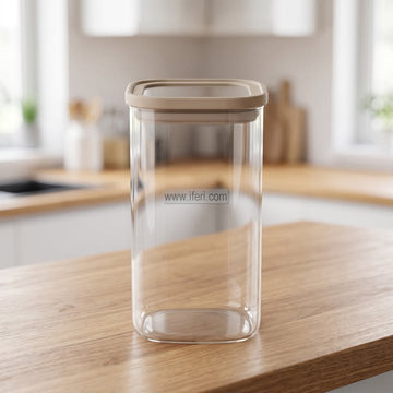 7 Inch Airtight Glass Cookie Jar / Spice Jar TB1864