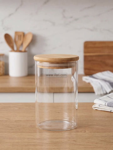 5 Inch Airtight Glass Cookie Jar / Spice Jar TB1858