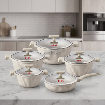 HK Non-Stick 5 Pcs Cookware Set AZM045